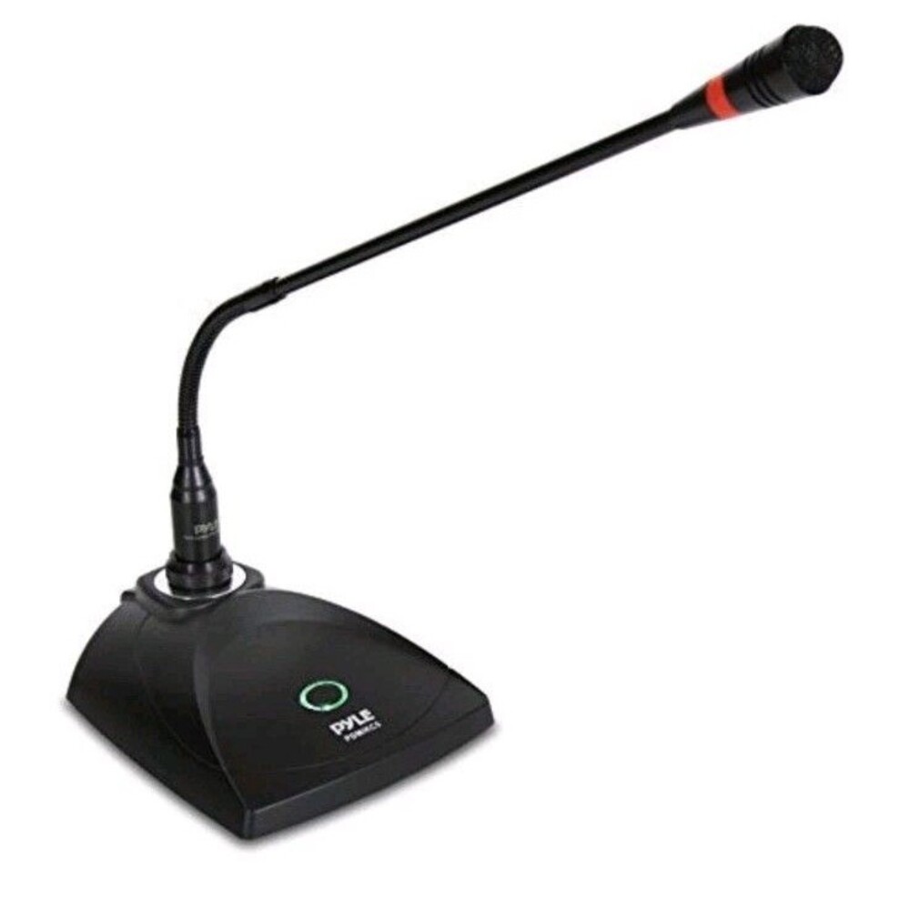 Pyle Condenser Microphone Table Mounted Gooseneck Adjustable Desk 2.2kg